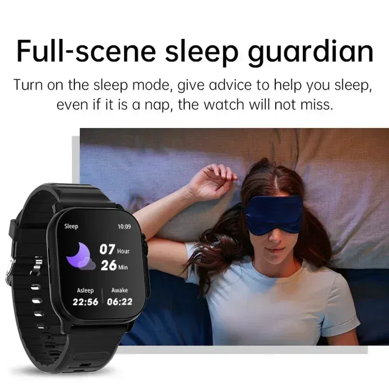 Color: Orange - New Smart Watch 9 Ultra Gen 2 Watch Ultra IWO Watch Ultra NFC Smartwatch Series 9 Bluetooth Call 2.2 Inch Wireless Fitness Watch