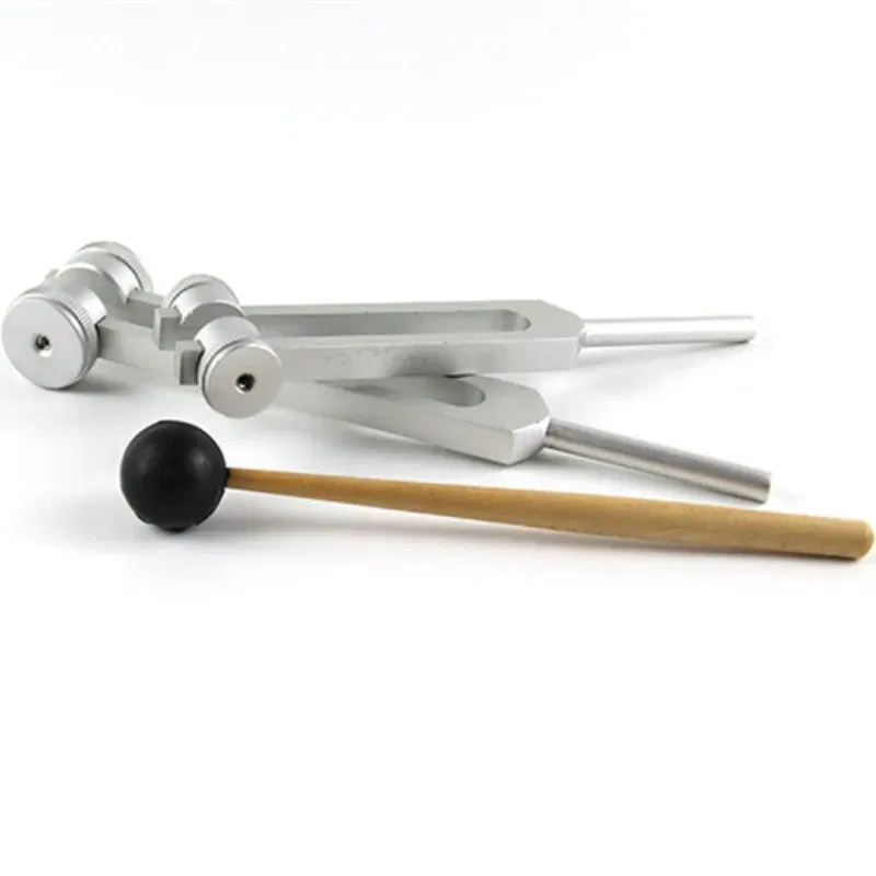 Color: Beige - 128Hz 256Hz 512Hz 1024Hz 2048Hz 4096Hz Nervous System Testing Medical Neurological Tuning Fork Sets for Sound Healing Therapy
