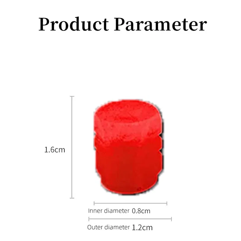 Color: Red - Luminous Valve Caps Fluorescent Red Night Glowing Car for Mercedes-Benz A B C E S G M ML GLK  CL CLK CLS E GL R SL SLK SLS-class