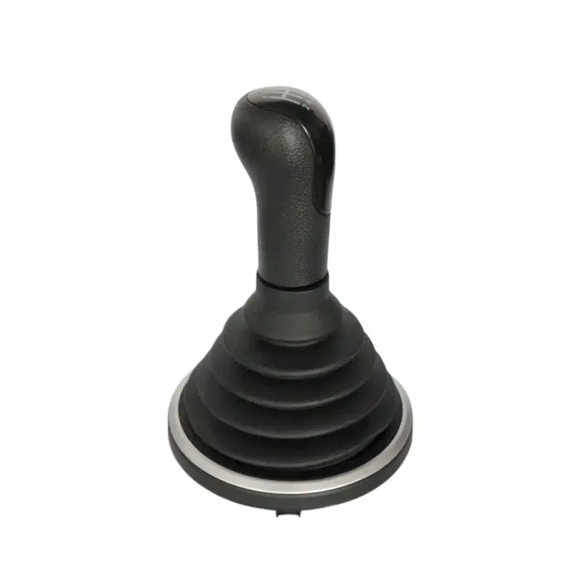 Color Name: Red - For Ford FIESTA FUSION 2002 - 2008 MT 5 6 speed Black Car Shift Gear Knob Handle With Dust Cover Car Styling
