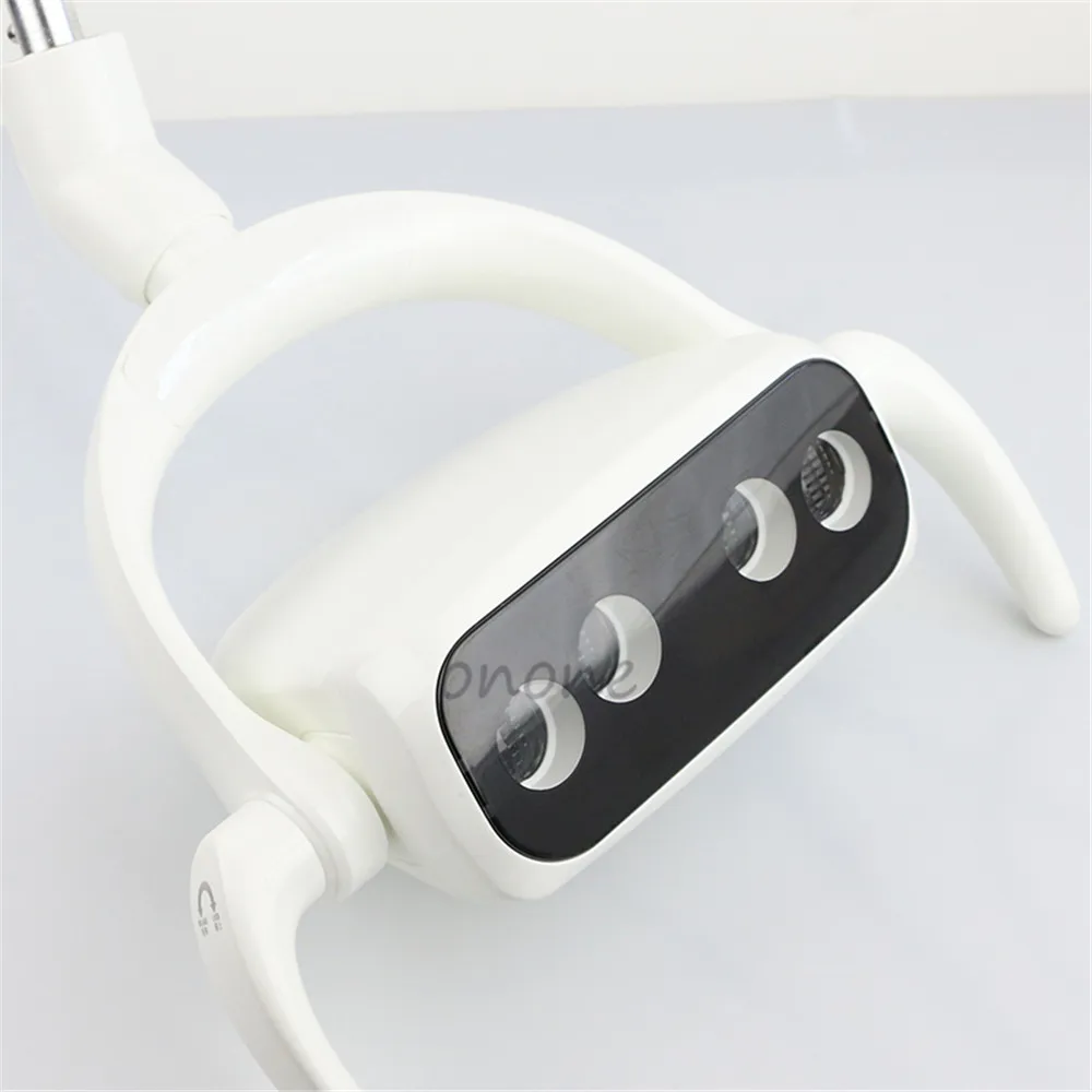 Color: PURPLE - Bright Shadowless LED Dental Chair Light Lamp Dentistry Operatory Spotlight Infrared Inductive On/Off