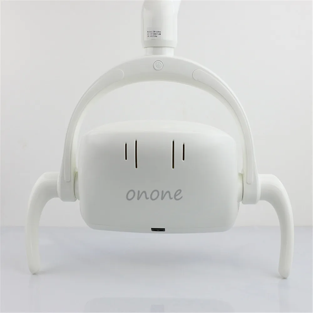 Color: PURPLE - Bright Shadowless LED Dental Chair Light Lamp Dentistry Operatory Spotlight Infrared Inductive On/Off