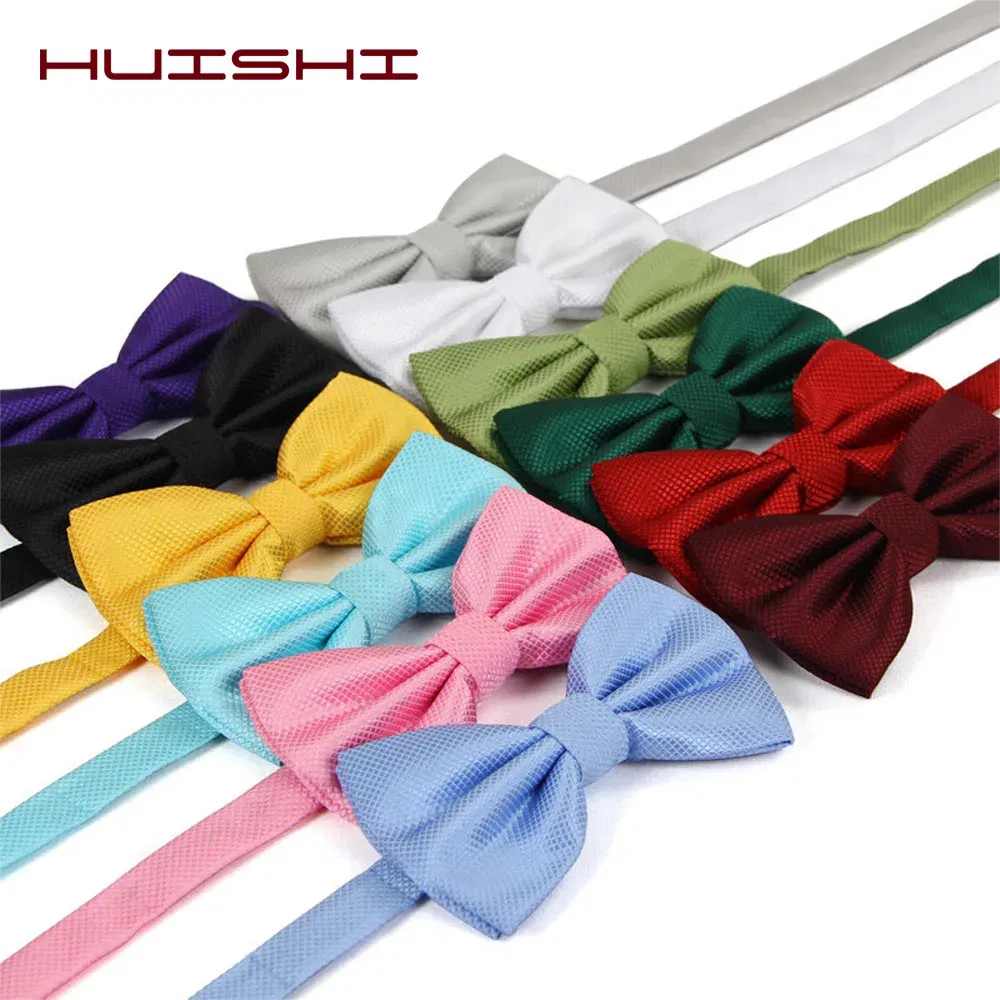 Color: camel, Ships From: CN - HUISHI Bowtie Men Ties Fashion Butterfly Party Wedding Bow Tie For Men Women Candy Solid Color Bowknot Wholesale Accessories Tie