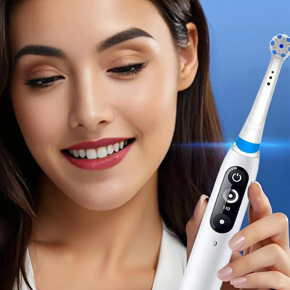 Color: Silver - Replacement Toothbrush Brush Heads Compatible with Oral B iO Electric Toothbrush 2 3 4 5 6 7 8 9 10 Series Electric Toothbrushes