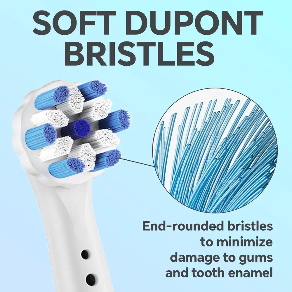Color: Silver - Replacement Toothbrush Brush Heads Compatible with Oral B iO Electric Toothbrush 2 3 4 5 6 7 8 9 10 Series Electric Toothbrushes
