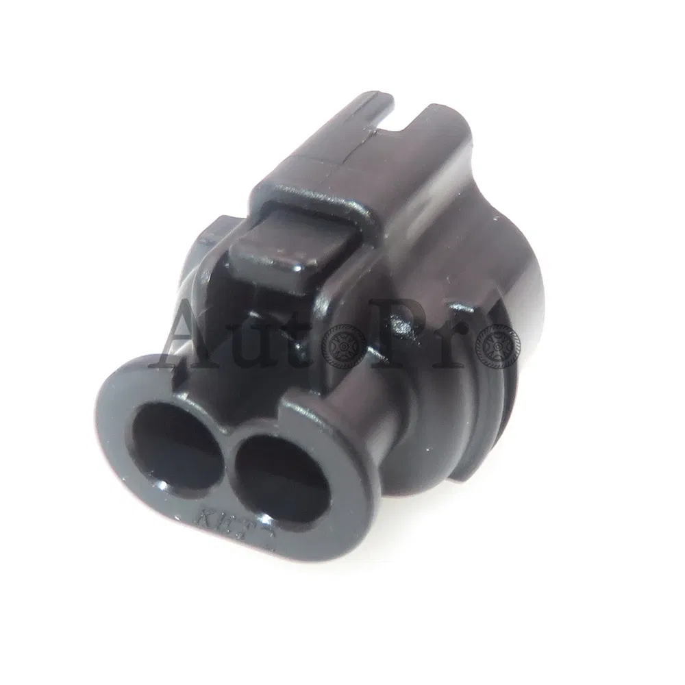 Color: black - 1 Set 2 Hole MG640795-5 AC Assembly Car Wiper Spray Motor Sealed Wire Connectors Automobile Modification Socket