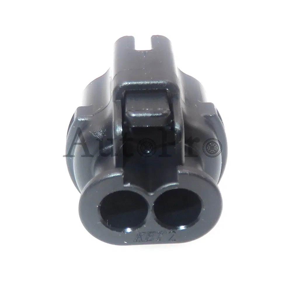 Color: black - 1 Set 2 Hole MG640795-5 AC Assembly Car Wiper Spray Motor Sealed Wire Connectors Automobile Modification Socket