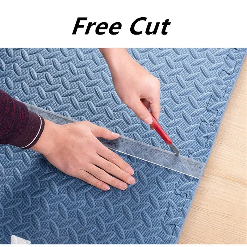 Color: Red - Thicken 2.5cm Tatame Baby Play Mat Activities Mat for Baby Mat 6PCS Game Mats Playroom Mat Play Mats Floor Noise Mat Puzzle Mat