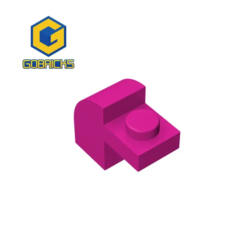 Color: NAVY - Gobricks 10PCS High-Tech Assemble Particle 6091 32807 1x2x11/3 Building Blocks Kit Part Idea Toys For Children Birthday Gifts