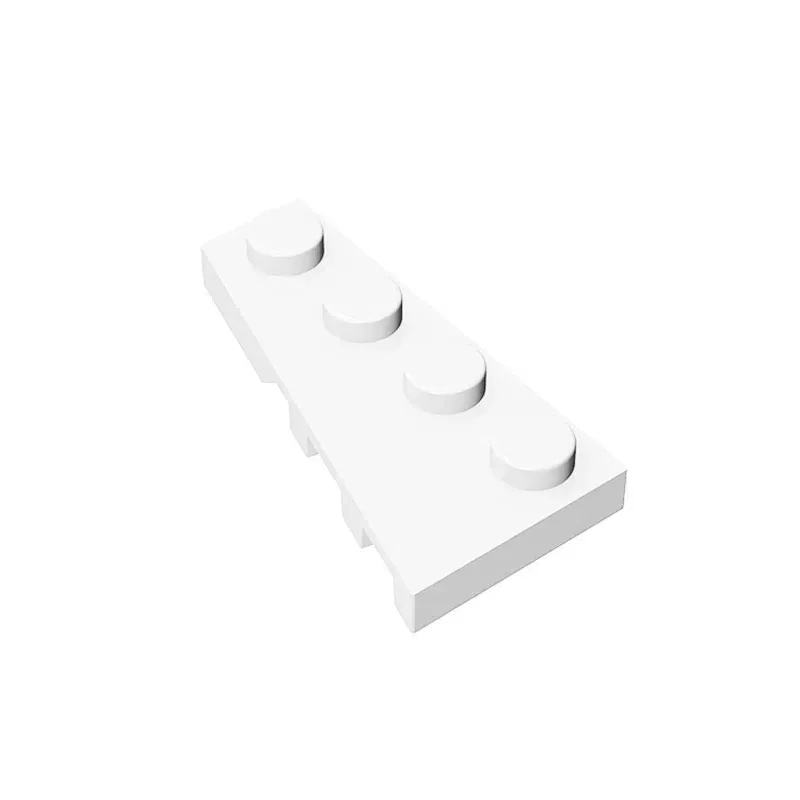 Color: wood - BZB MOC 41770 2x4 Wedge Board (Left) High-tech Creative Technical Building Block Model Kids DIY Toy Brick Parts Best Gifts