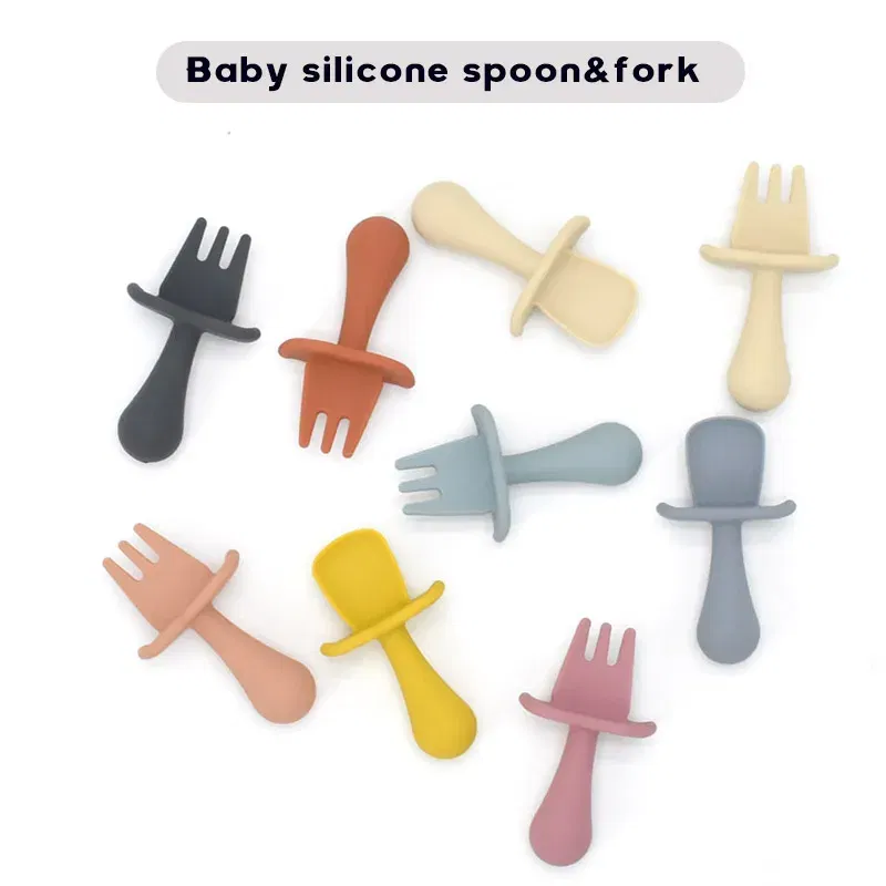 Color: Burgundy - 9Colors Baby Plate Set Food Grade Silicone Dishes BPA-Free Tableware Kids Feeding Bowls Kids Learning Dishes Tray Dropshiping