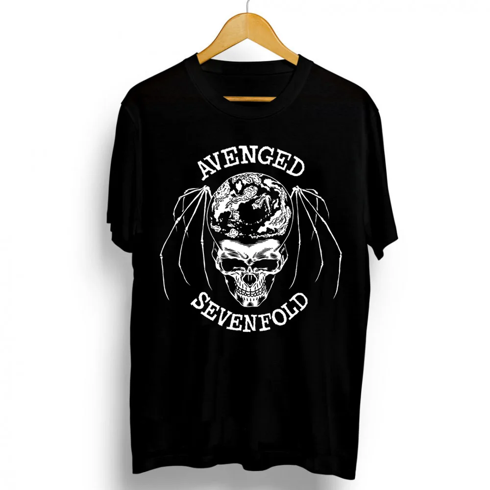 Color: Brown, Size: S - Men Clothes Round Neck T-shirt  Heavy Metal Band Rock Cotton Breathable Print Womens Plus Size Tees