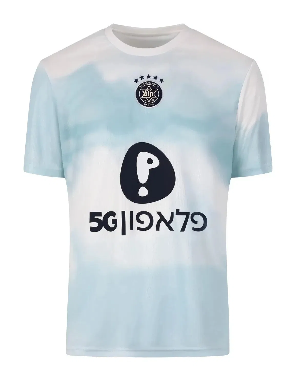 Color: Blue, Size: XXXL - The Latest Breathable Men's and Women's T-shirts for The Daily Training of Maccabi Tel Aviv Football Club in 2026