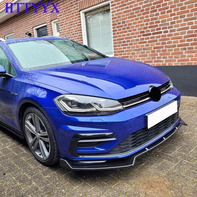 Color: BRIGHT PINK - For Golf 7 7.5 MK7 MK7.5 GTI GTD R R-Line 2012-2020 Maxton Style Front Bumper Splitter Lip Diffuser Body Kit Spoiler Guard