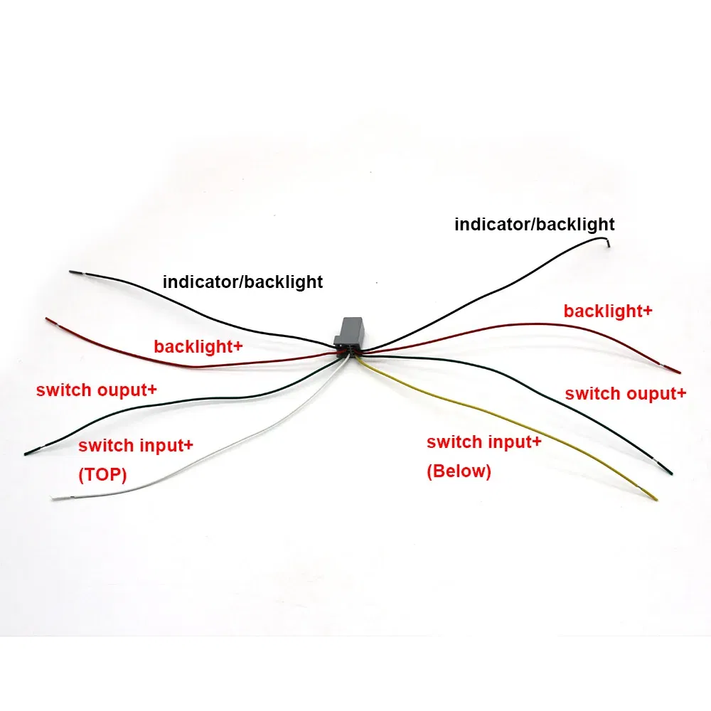 Color: Blue - LED Light Car Dual Switch Front Fog Light Steering Wheel Heating Button With Wire For Honda CRV URV AVANCIER CITY Accessories