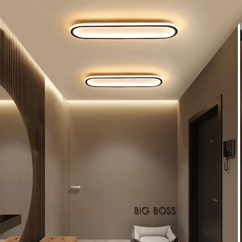 Modern LED Ceiling Light For Bedroom Balcony Corridor Lighting Cloak Room Entrance Hall Kitchen Rectangular Home Lamp Fixtures