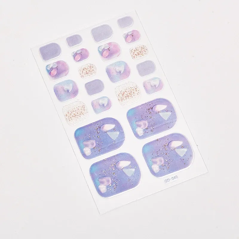 Color: Desert Camouflage - 22 Tips/Sheet Nail Sticker Album Nail Designs Manicure Nail Accesoires Nail Art Stickers Nail Wraps DIY  Women Salon Loveliness