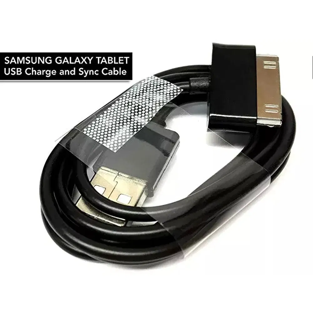 Color: WHITE, Cable Length: 1m - 1m/2m USB Charger Data Cable For Samsung Galaxy TAB P1000 N8000 P5100 P5110 P7510 P7500 P7300 P6200 P6800 P3100 P1010