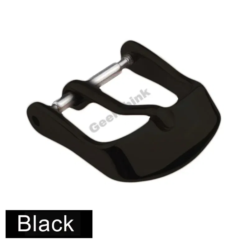 Band Color: Antique Black, Band Width: 16mm, Ships From: CHINA - Stainless Steel Watch Buckle for Leather Strap Pin Buckle Strap Buckle Gold Silver Rose Gold Strap Button Accessories