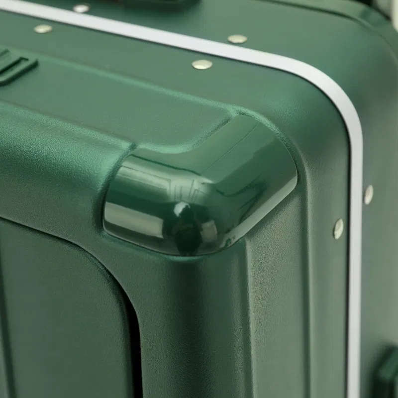 Color: green, Luggage Size: 28Inches 700mm, Ships From: CHINA - LightGo Front Access 20/26/28 Inch Carry On Luggage w/ Laptop Compartment, 2 USB-C, TSA Lock, Silent Wheels for Business Travel