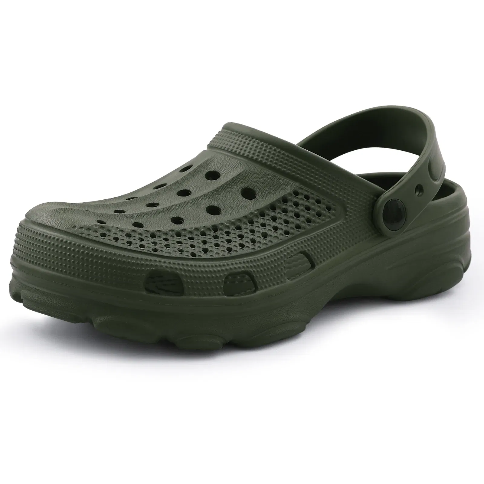 Color: Brown, Shoe Size: 39 - Smile Pop Casual Men Clogs Slippers Band Summer Slippers Outdoor Non-slip Beach Cozy Men Shoes Soft EVA Home Breathable Slippers