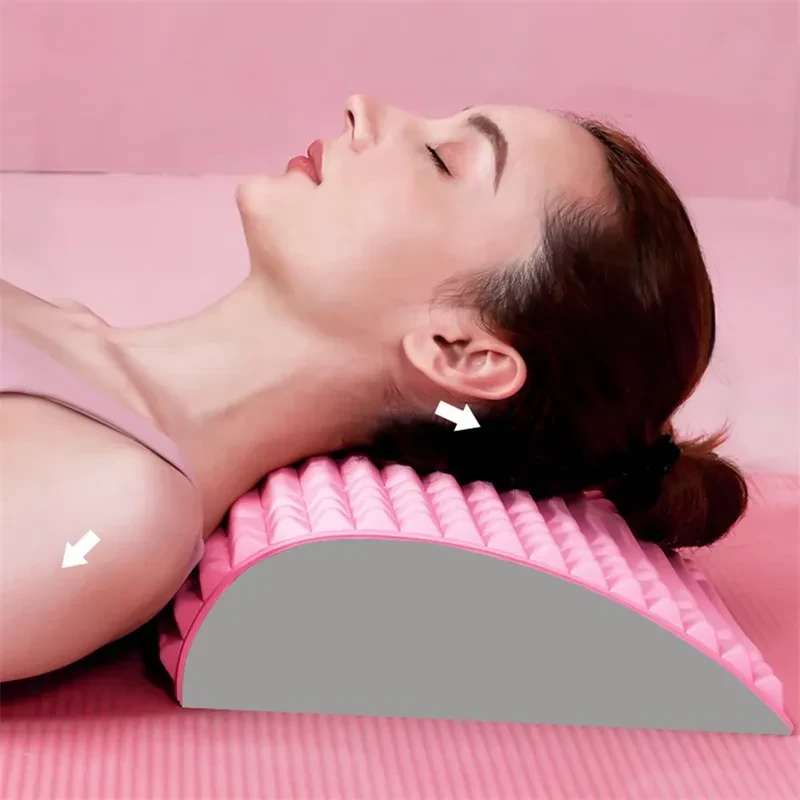 Back Stretcher Pillow Herniated Disc Pain Relief Massage Relaxation