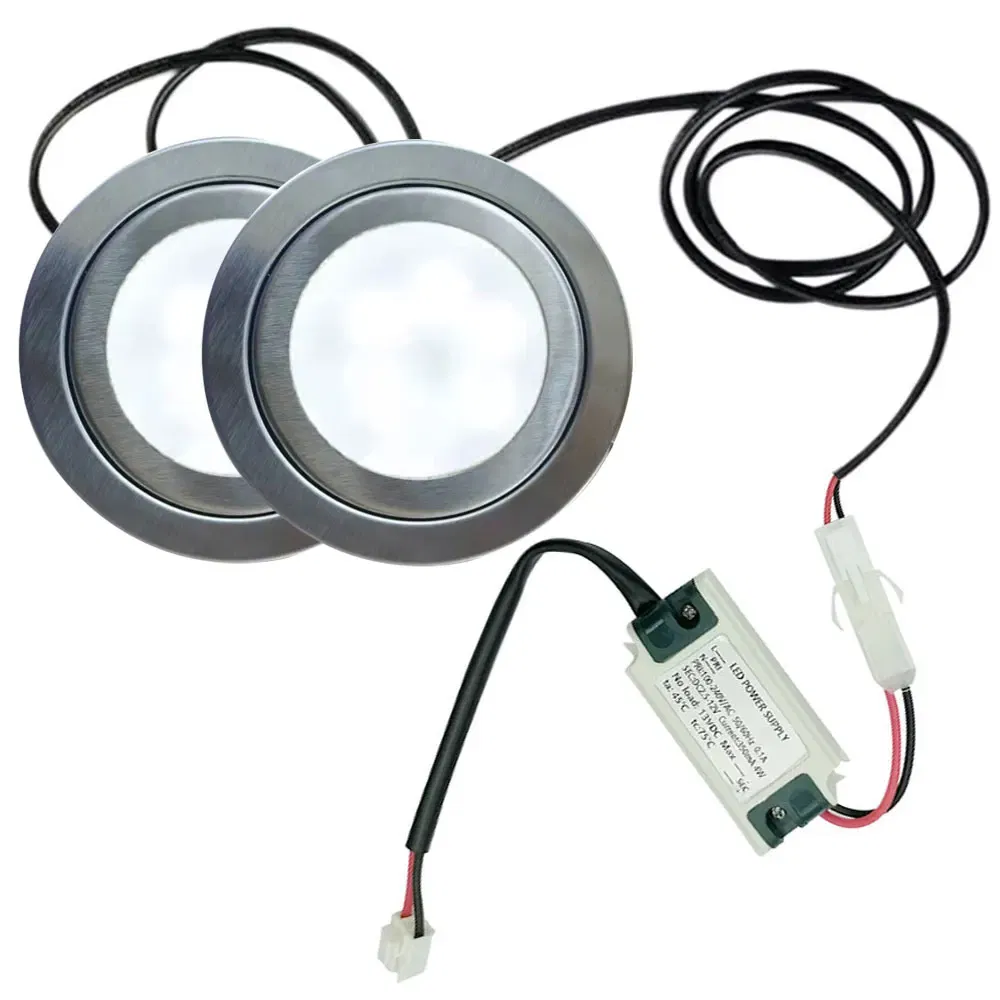 Emitting Color: WHITE, Support Dimmer: No - 1-Set Retrofit Kitchen Smoke Light 1.5W 68mm Range Hood Exhauster Fan Light Bulb Ventilator Lamp 20W Halogen Bulb Equivalent