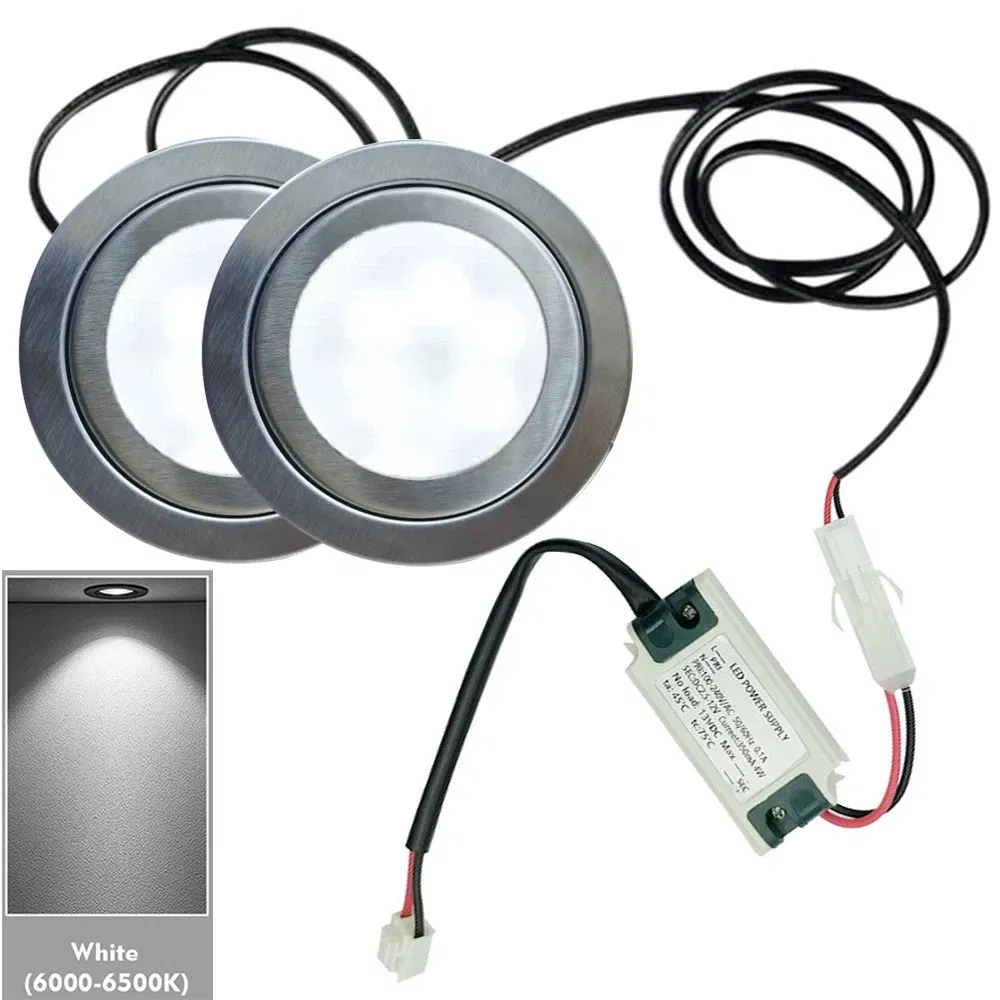 Emitting Color: WHITE, Support Dimmer: No - 1-Set Retrofit Kitchen Smoke Light 1.5W 68mm Range Hood Exhauster Fan Light Bulb Ventilator Lamp 20W Halogen Bulb Equivalent