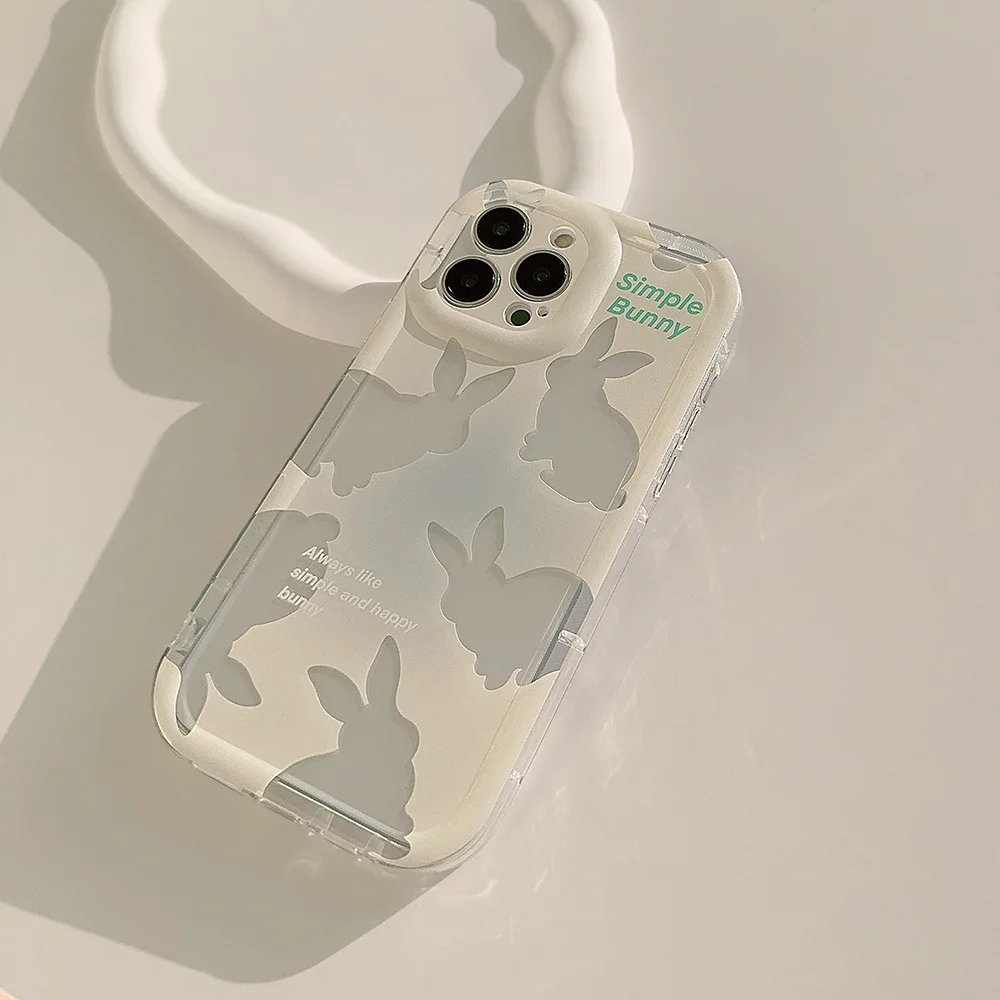 Color: SKY BLUE, Compatible-Phone Models: For Samsung Galaxy S24 - Cute Cartoon Bunny Print Phone Case for Samsung Galaxy 24 23 22 21 20 Plus Ultra FE A73 A72 A71 A52 A51 A32 Note 20 Airbag Funda