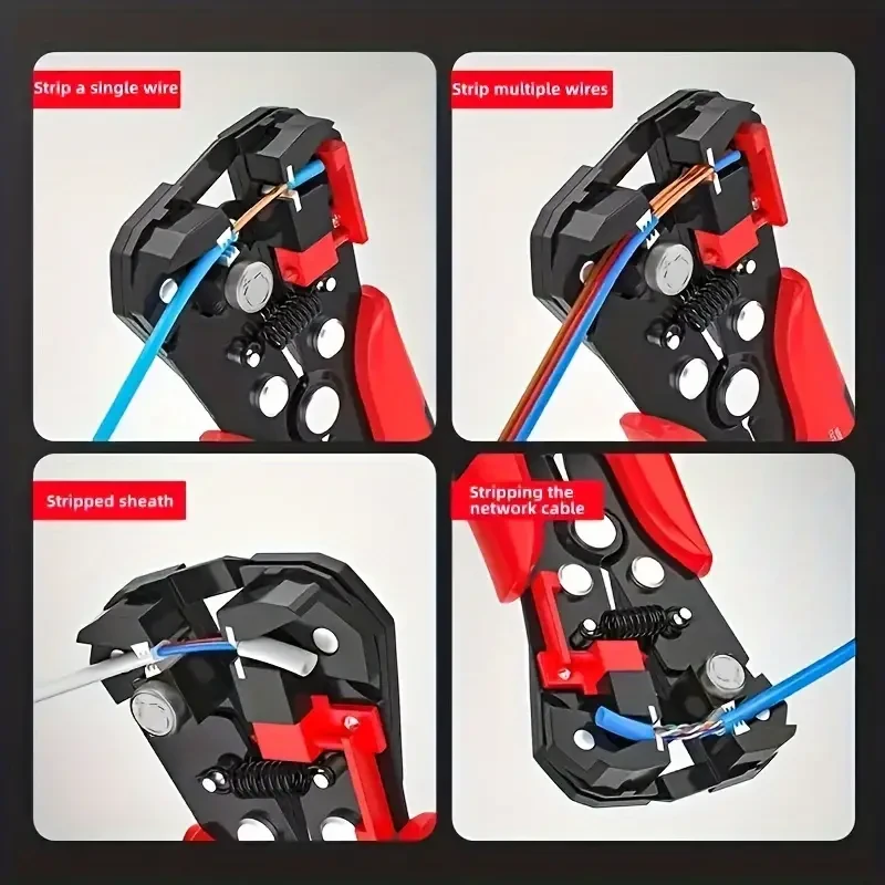 5-in-1 Multifunctional Wire Stripper – Automatic Wire Stripper, Cutting Crimping Pliers, Disassembly Tool