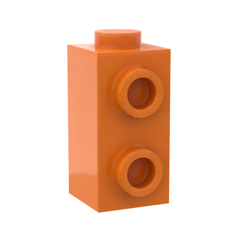 Color: GRAY - 10PCS Assembles Particles 32952 1x1x1 2/3 Single side Mini Bricks Building Blocks DIY Replaceable Parts Toys For Children Gifts