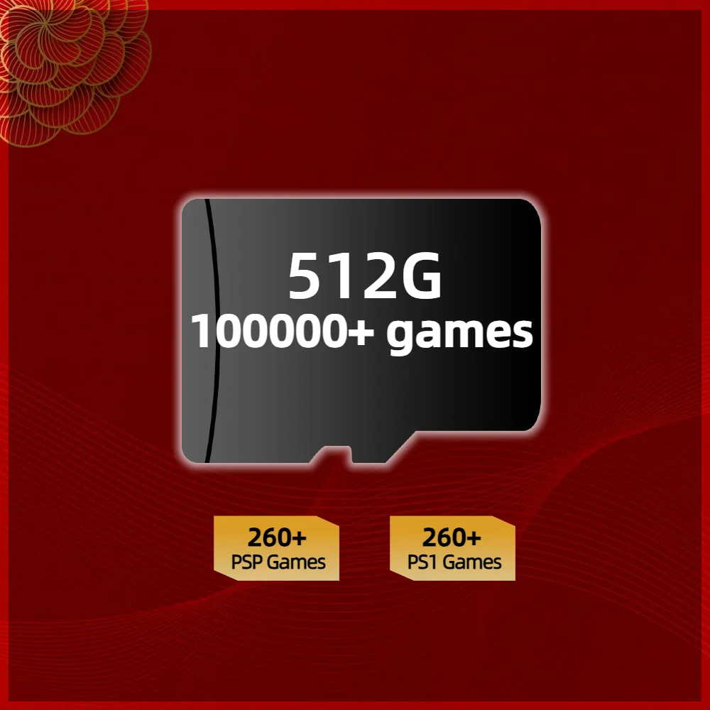 Color: Sky blue, Ships From: CHINA - Game Card For Anbernic RG353V RG353VS Memory TF Plug&Play Pre-install Retro Games PSP PS1 SD portable High Speed Card 1Tb 512G