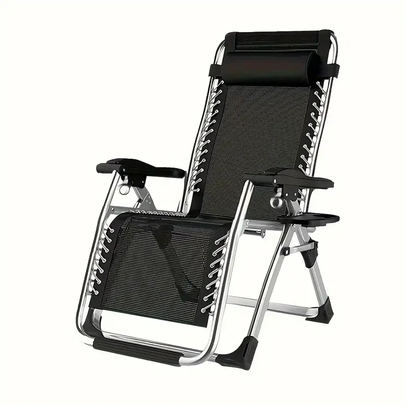 Zero Gravity Chair – Premium Outdoor Folding Lounge Chair for Lawn, Adjustable Reclining with Optional Cushion