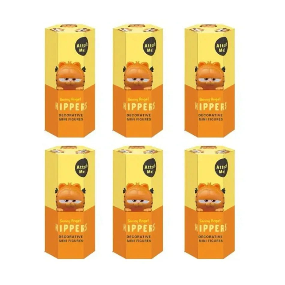Color: Red - Nieuwe Garfield Sonny Angel Blind Box Capybara Anime Figuren Ornamenten Poppen Fans Kinderen Kerstcadeau