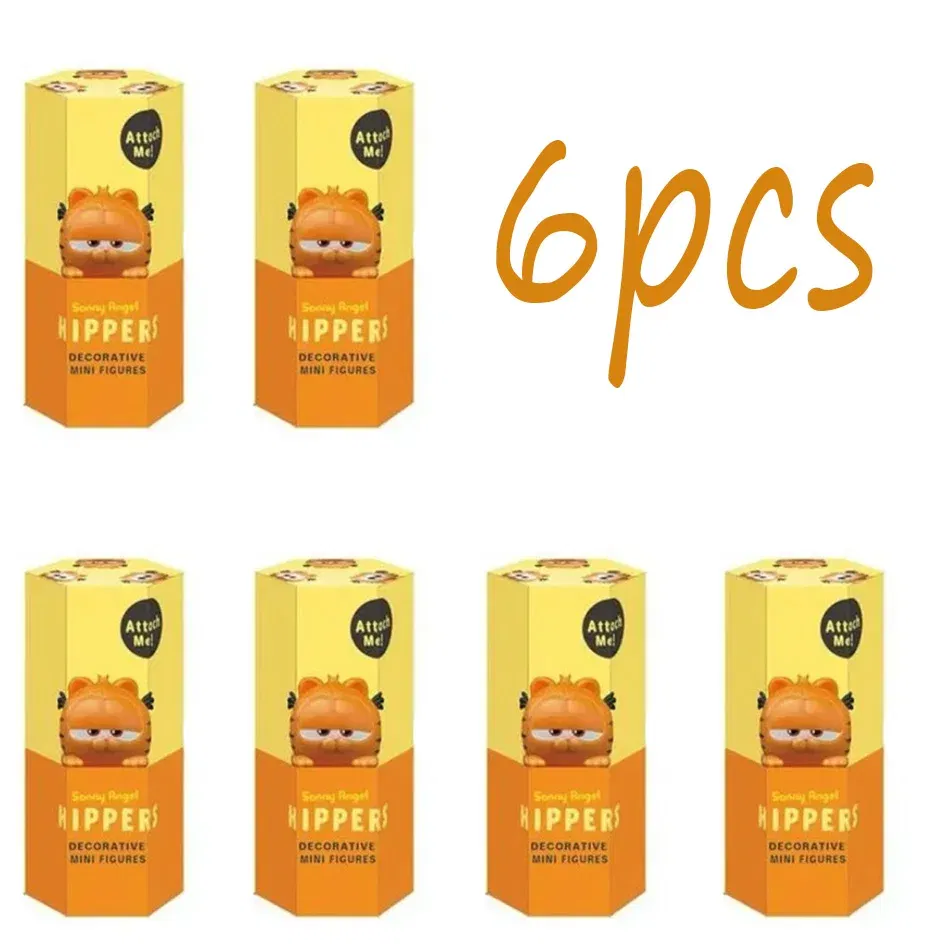 Color: Red - Nieuwe Garfield Sonny Angel Blind Box Capybara Anime Figuren Ornamenten Poppen Fans Kinderen Kerstcadeau