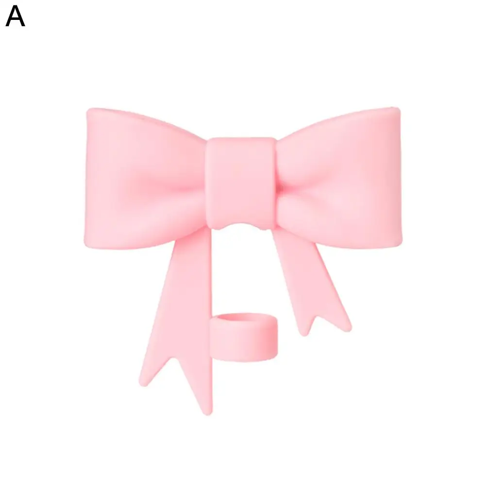 Color: Dull, Ships From: CN - Bow Straw Cap Covers Toppers Silicone Accessories For Stanley Cups 30&40 Oz Tumbler And With 1pc Protective Boot ?»?