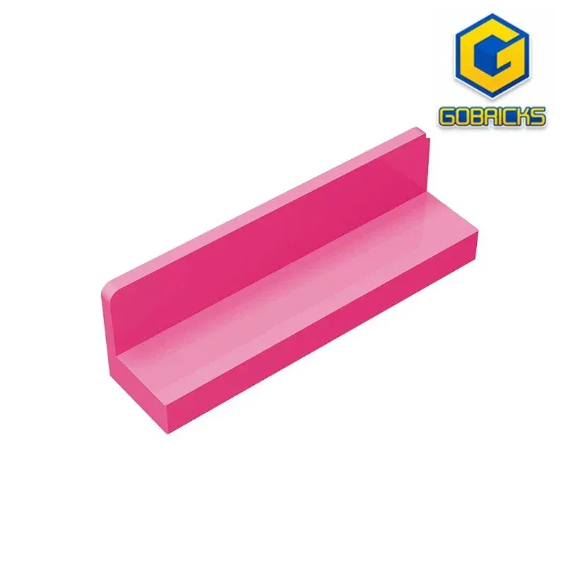 Color: Apricot - Gobricks GDS-861 Panel 1 x 4 x 1 compatible with lego  15207 30413 43337 children's DIY Educational Building Blocks Technical