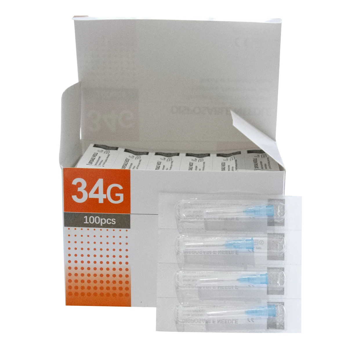 Specification: 32mm - 100Pcs 25G 27G 29G 34G 33G 32G 31G 30G Painless Small Superfine Beauty Needle Disposable Injection Piercing Needles 1.5/4/6/13mm