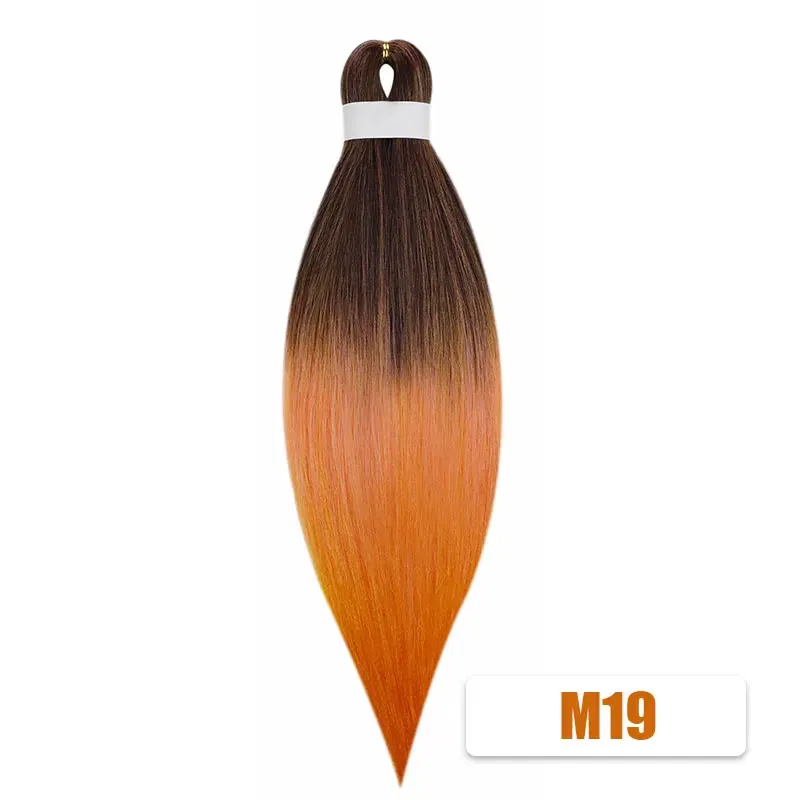 Color: Red, Stretched Length: 26inches, Bulk Buy: 1Pcs/Lot - Kanekalon 26inch Hot Water Set Pre Stretched Jumbo Braiding Hair Box Twist Braids Synthetic Hair Extensions For Women Soft Yaki