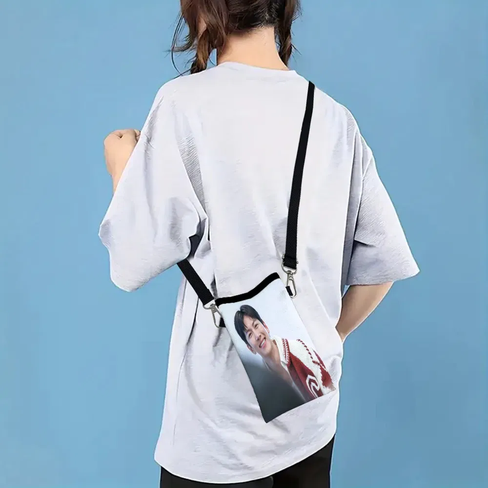 Color: Silver, Size: Extra Large - Ji Chang Wook Phone Bag Adjustable and Detachable Strap Designed for Women Crossbody Convertible ShoulderBag3.3