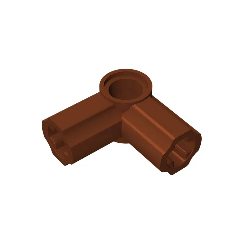 Color: light yellow - Gobricks GDS-921 Technical, Axle and Pin Connector Angled #6 - 90 degrees compatible with lego 32014 pieces of children's DIY