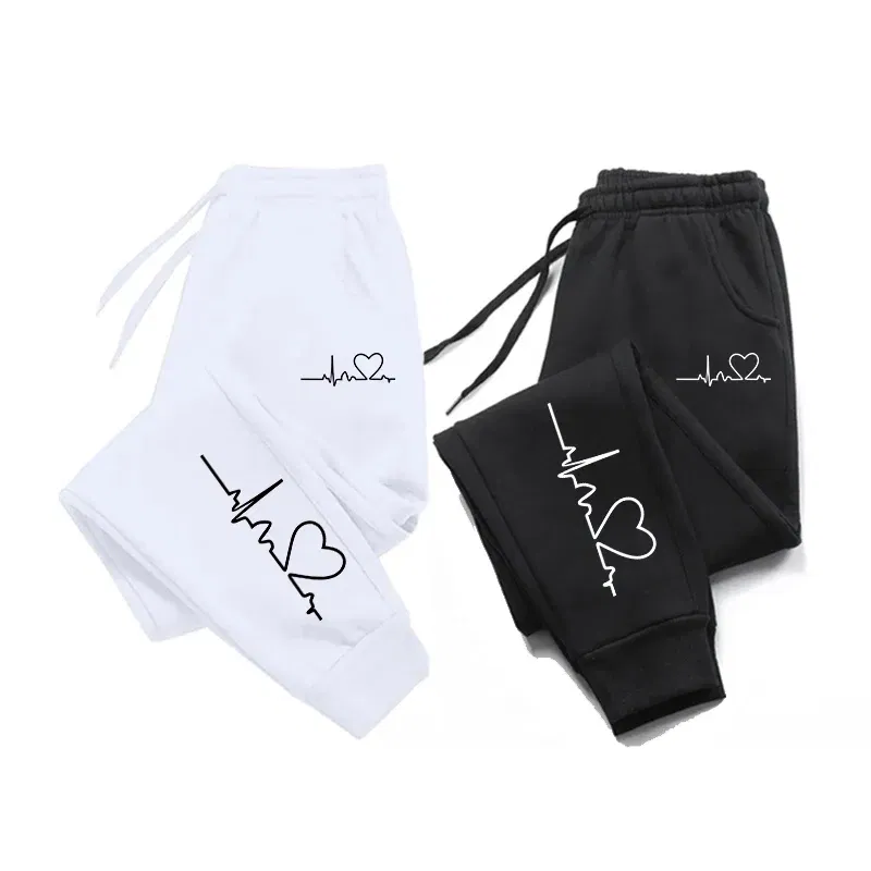 Color: SKY BLUE, Size: M - Daily Joggers Fashion Baggy Pants Woman Casual Sweatpants Comfortable Fitness Trousers Womens Soft 2024New Versatile Women's
