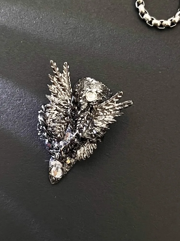 Color: Red - Handmade Nail Shot of Spicy Girl Heavy Industry Metal Lost Paradise Subculture Super Cool Spicy Girl Dark Personality  Nails