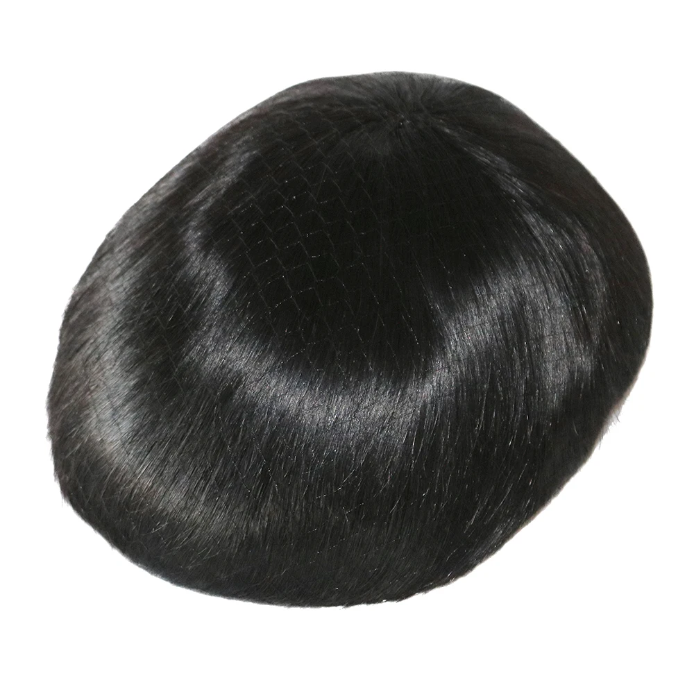 Toupee Color: 8R#, Toupee Density: 110%, Length: 6 inches, Toupee Size: 7x9, Toupee Design: free - 20MM Curly Brown Black Super Durable Mono Lace&Pu Mens Toupee Wig Human Hair 15mm Capillary Prosthesi Weave Replacement For Male