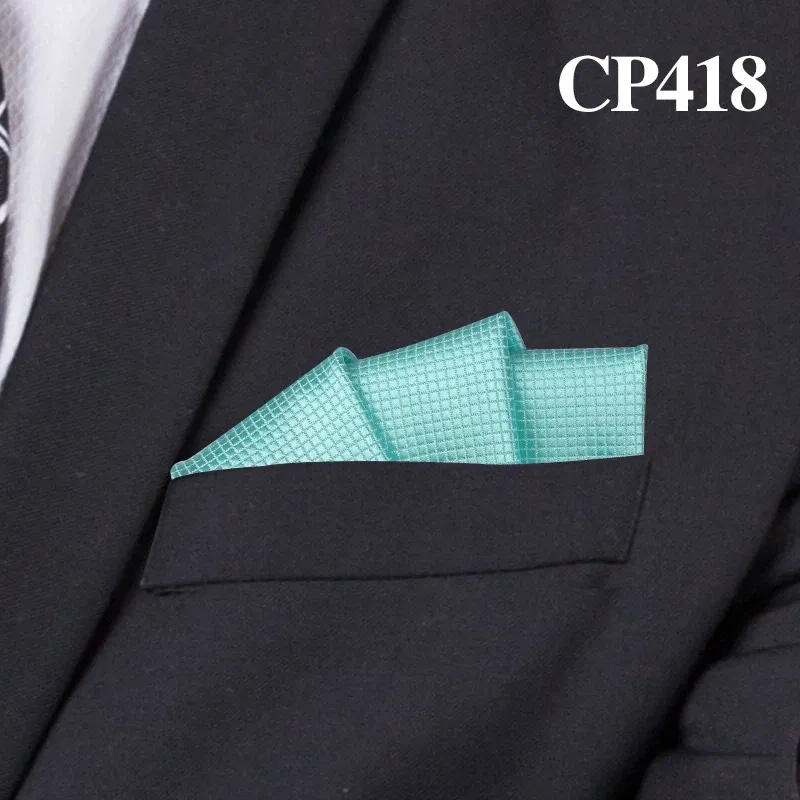 Color: MULTI - Fashion Suits Pocket Square For Men Business Chest Towel Hanky Gentlemen Plaid Hankies Classic Suit Napkin Mens Handkerchief