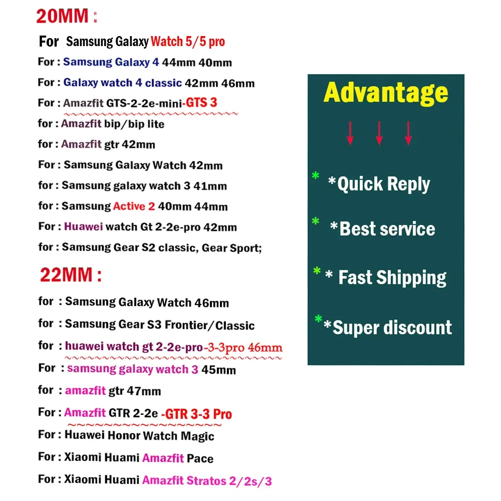 Band Color: GREEN BLUE, Band Width: 22mm - 20mm/22mm nylon Band