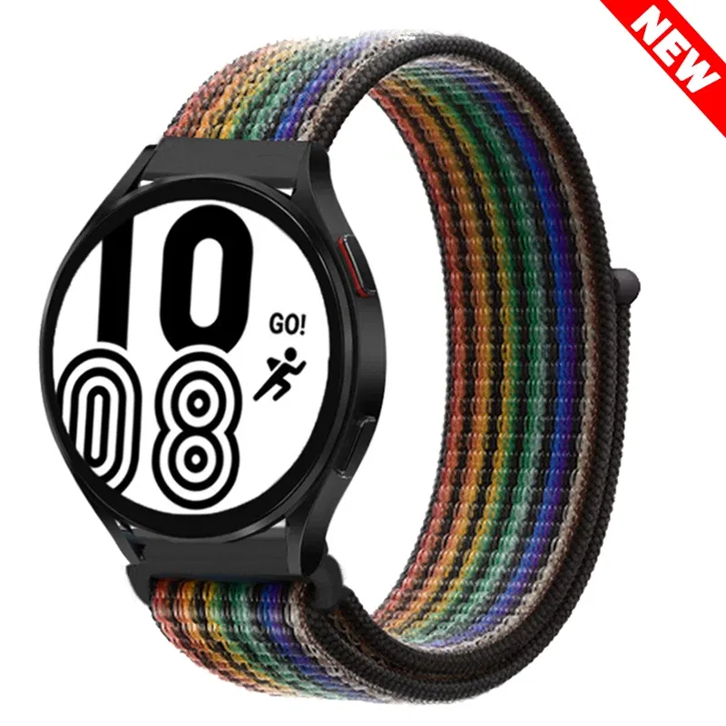 Band Color: GREEN BLUE, Band Width: 22mm - 20mm/22mm nylon Band