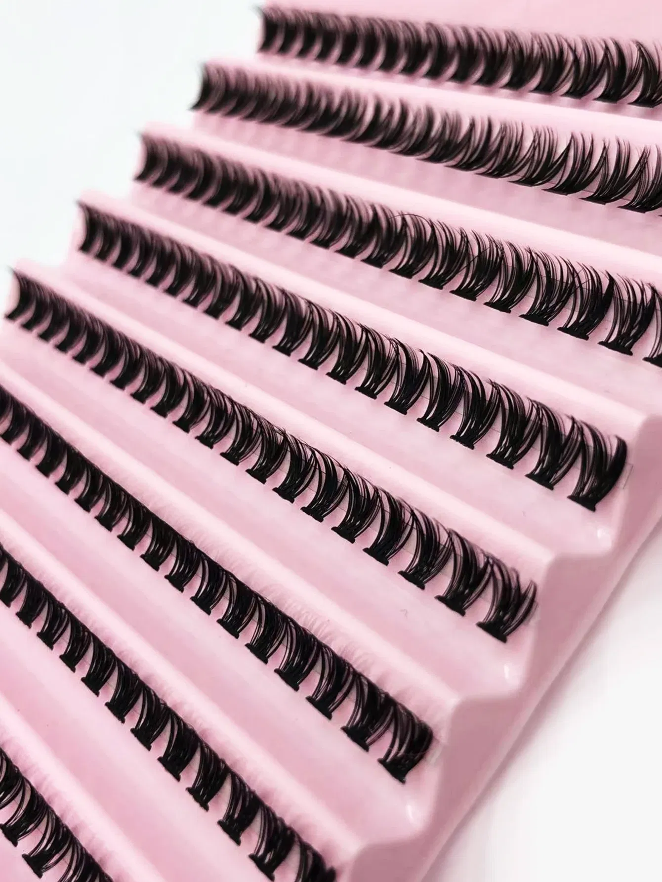 Thickness: 0.07mm, Curl: D, Color: Brushed Chrome - DIY Large Capacity Hair, Natural and Thick Style, 30P/40P Can Be Matched at Will