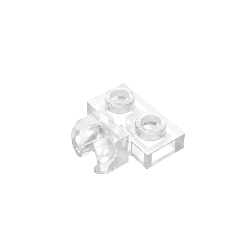 Color: RED - MOC PARTS GDS-850  Plate, Modified 1 x 2 with Small Tow Ball Socket on Side compatible with lego 14704 pieces of children's toys