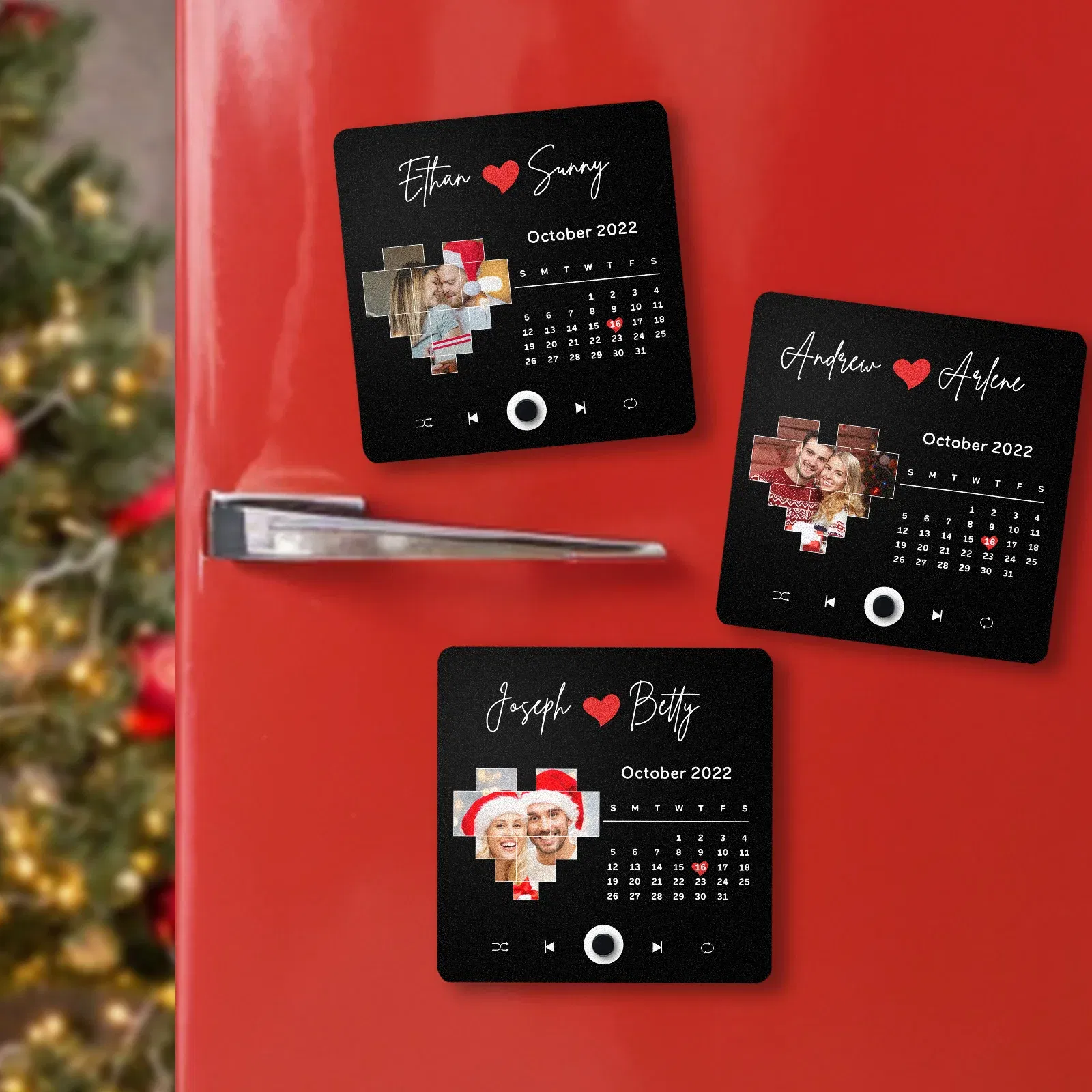 Color: WHITE - Fridgebeats?„?3.0 Version | Personalized Fridge Magnet, Music fridge magnets, The Gift For The One You Love